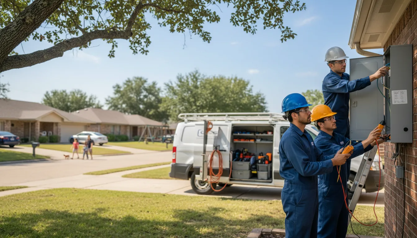 Certified electrician providing emergency electrical services in Lowry, VA